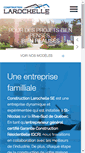 Mobile Screenshot of constructionlarochelle.com